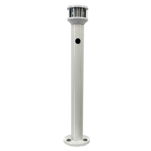 Seaview 12" Fixed Light Post w/C5 Certified All-Round LED Light [SVLTP12LEDC5]