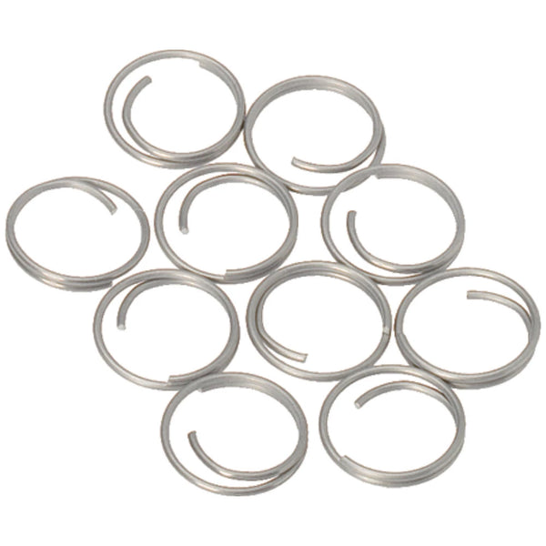 Barton Stainless Steel Large Split Rings - 14mm - 10-Pack [60191]