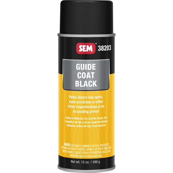 SEM Guide Coat - 16oz Aerosol Can - Black [38203]