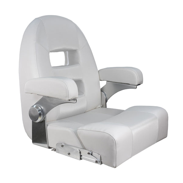 Springfield Center Console Helm Flip-Up - White/White [1042035-W]