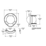 Ritchie SR-2 Venture Sail Boat Compass - Bulkhead Mount - Black [SR-2]