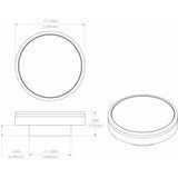 Lumitec Halo Flush Mount Down Light Spectrum RGBW - Brushed Housing [112807]