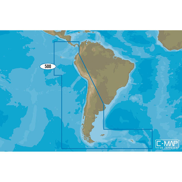 C-MAP 4D SA-D500 Costa Rica to Chile to Falklands [M-SA-D500-MS]
